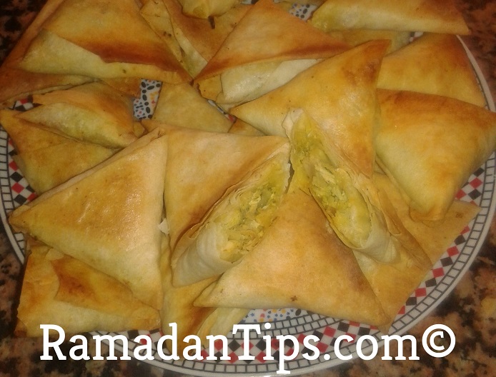 Chicken Briouats Moroccan Recipe