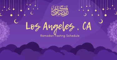 Ramadan Details Los Angeles