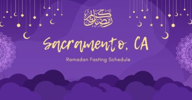 Ramadan Details Sacramento