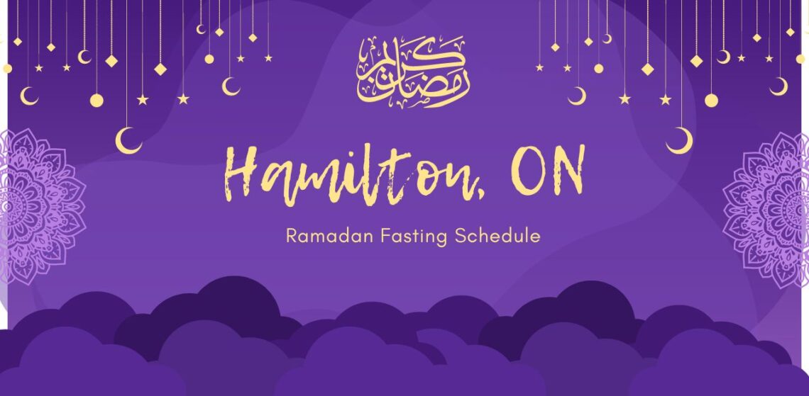 Ramadan Details Hamilton ON