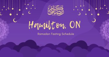 Ramadan Details Hamilton ON