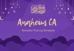 Ramadan in Anaheim CA