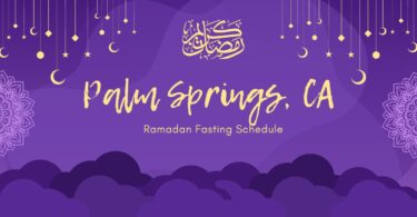 Ramadan in Palm Springs