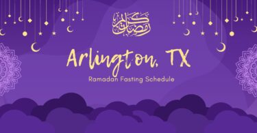 Ramadan Details Arlington