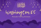 Ramadan Details Washington DC