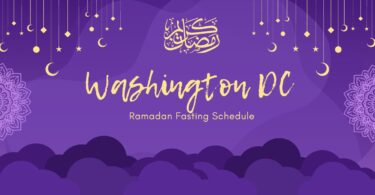 Ramadan Details Washington DC